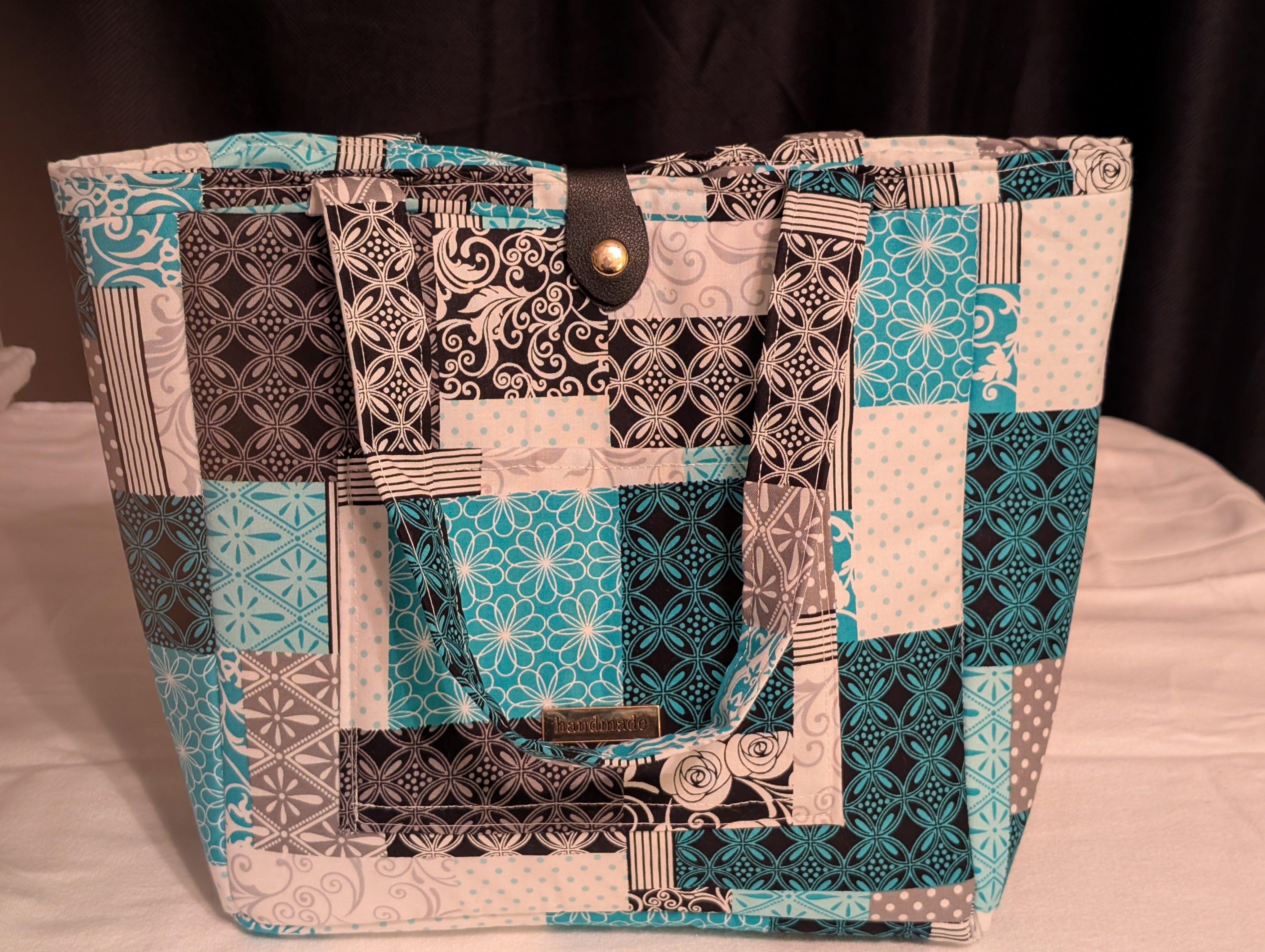 Talia patchwork tote, original photo